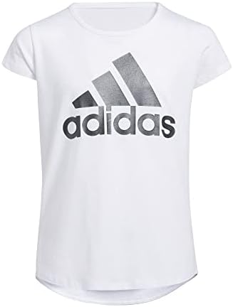 adidas girls' short sleeve cotton essential t shirt top adidas girls' short sleeve cotton essential t shirt top