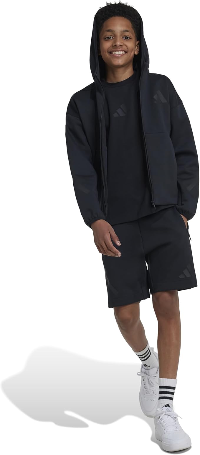 adidas kids' z.n.e. full zip hoodie adidas kids' z.n.e. full zip hoodie