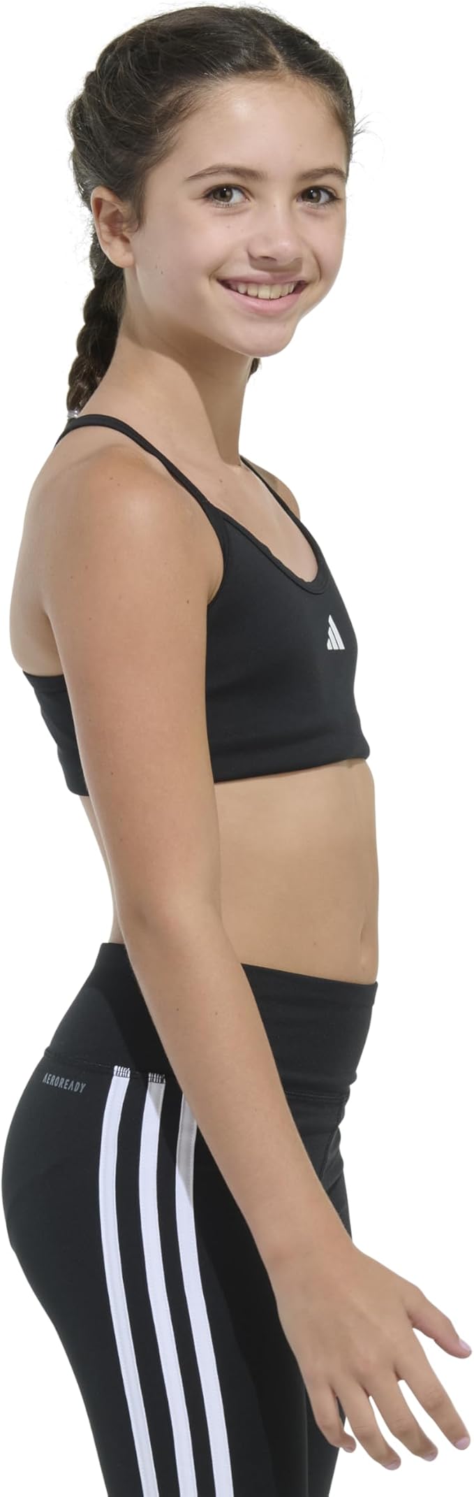 adidas girls' padded y back sports bra adidas girls' padded y back sports bra
